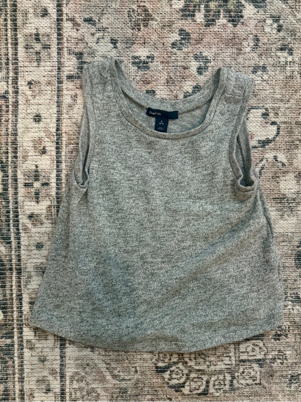 GAP Heather Gray Girls' Sleeveless Tank